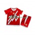 Rayo Vallecano Voetbalshirt Kleuters/Kids Thuis Tenue 2024-2025 Korte Mouw