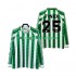 Real Betis Voetbalshirt FINIDI 25 1996 1997 Retro Heren Thuis Tenue Lange Mouw