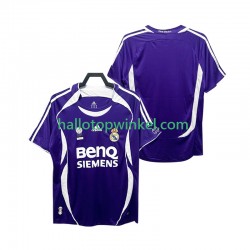 Real Madrid Voetbalshirt 2007 Retro Heren Uit Tenue 2006 Korte Mouw