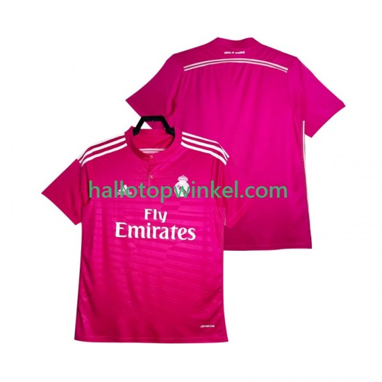 Real Madrid Voetbalshirt 2014 2015 Retro Heren Uit Tenue Korte Mouw