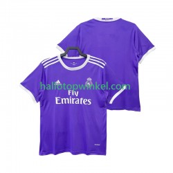 Real Madrid Voetbalshirt 2016 2017 Retro Heren Uit Tenue Korte Mouw