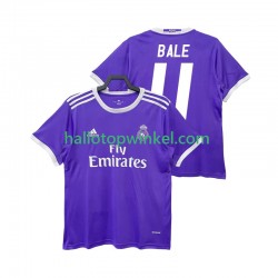 Real Madrid Voetbalshirt BALE 11 2016 2017 Retro Heren Uit Tenue Korte Mouw