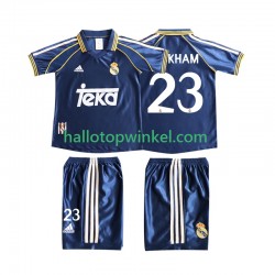 Real Madrid Voetbalshirt BECERHAM 23 1998 Retro Kleuters/Kids Derde Tenue 1999 Korte Mouw