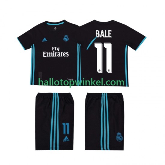 Real Madrid Voetbalshirt Bale 11 2017 2018 Retro Kleuters/Kids Uit Tenue Korte Mouw