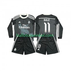 Real Madrid Voetbalshirt Bale 11 2014 2015 Retro Kleuters/Kids Derde Tenue Lange Mouw