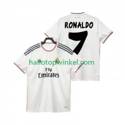 Real Madrid Voetbalshirt Cristiano Ronaldo 7 2013 2014 Retro Heren Thuis Tenue Korte Mouw