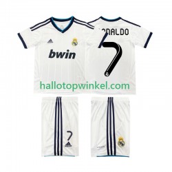 Real Madrid Voetbalshirt Cristiano Ronaldo 7 2012 2013 Retro Kleuters/Kids Thuis Tenue Korte Mouw