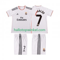 Real Madrid Voetbalshirt Cristiano Ronaldo 7 2013 2014 Retro Kleuters/Kids Thuis Tenue Korte Mouw