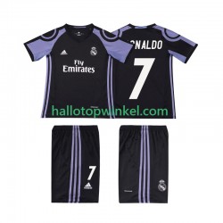 Real Madrid Voetbalshirt Cristiano Ronaldo 7 2016 2017 Retro Kleuters/Kids Derde Tenue Korte Mouw