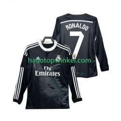 Real Madrid Voetbalshirt Cristiano Ronaldo 7 2014 2015 Retro Heren Derde Tenue Lange Mouw