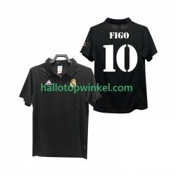 Real Madrid Voetbalshirt FIGO 10 2002 2003 Retro Heren Uit Tenue Korte Mouw