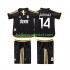 Real Madrid Voetbalshirt GUTI.HAZ 14 2001 Retro Kleuters/Kids Uit Tenue 1999 Korte Mouw