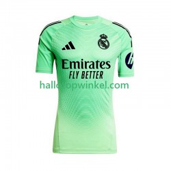 Real Madrid Voetbalshirt Doelman Heren Uit Tenue 2025-2026 Korte Mouw