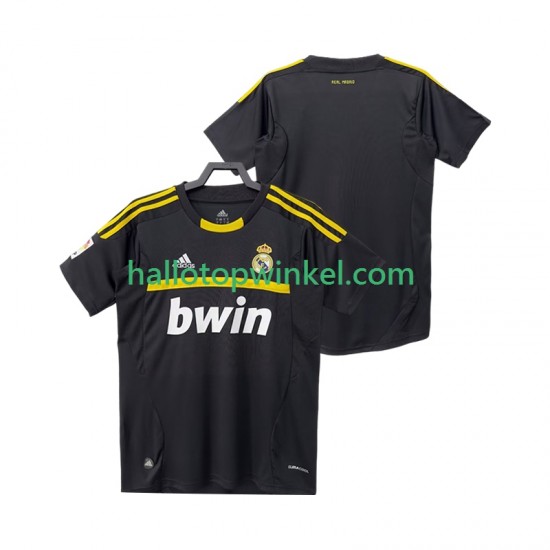 Real Madrid Voetbalshirt 2012 Doelman Retro Heren Uit Tenue 2011 Korte Mouw