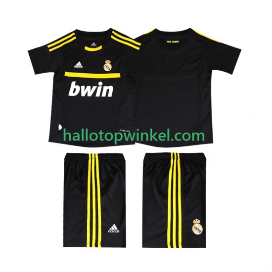 Real Madrid Voetbalshirt -2012 Doelman Retro Kleuters/Kids Thuis Tenue 2011 Korte Mouw