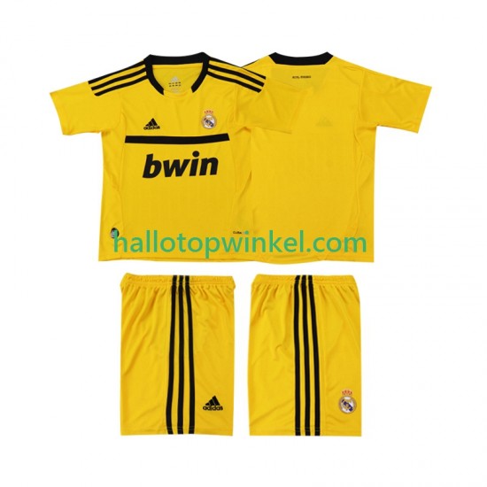 Real Madrid Voetbalshirt 2012 Doelman Retro Kleuters/Kids Thuis Tenue 2011 Korte Mouw