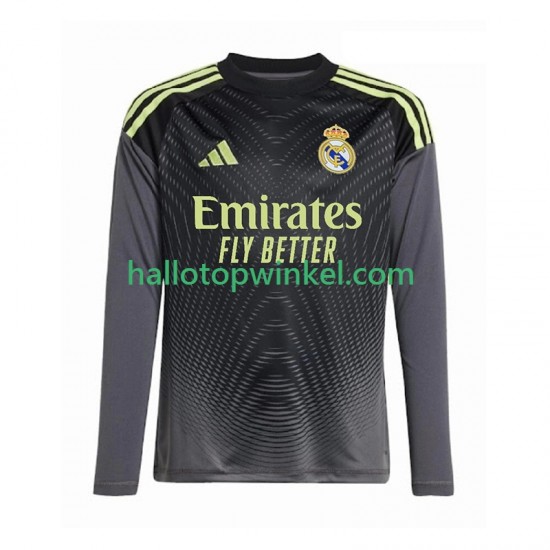 Real Madrid Voetbalshirt Doelman Heren Derde Tenue 2025-2026 Lange Mouw