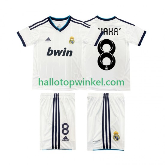 Real Madrid Voetbalshirt KAKA 8 2012 2013 Retro Kleuters/Kids Thuis Tenue Korte Mouw