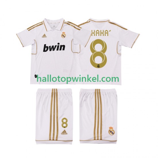 Real Madrid Voetbalshirt KAKA 8 2012 Retro Kleuters/Kids Thuis Tenue 2011 Korte Mouw