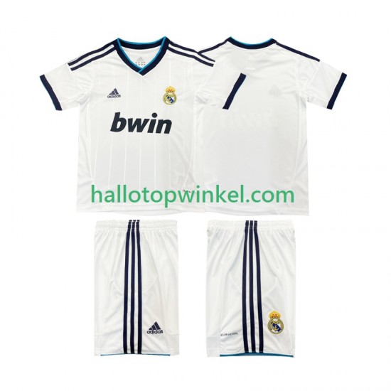 Real Madrid Voetbalshirt 2012 2013 Retro Kleuters/Kids Thuis Tenue Korte Mouw