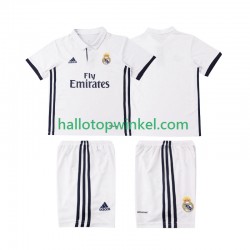 Real Madrid Voetbalshirt 2016 2017 Retro Kleuters/Kids Thuis Tenue Korte Mouw