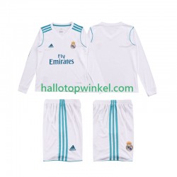 Real Madrid Voetbalshirt 2017 2018 Retro Kleuters/Kids Thuis Tenue Lange Mouw