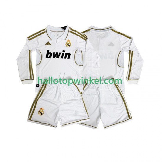Real Madrid Voetbalshirt 2012 Retro Kleuters/Kids Thuis Tenue 2011 Lange Mouw