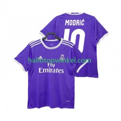 Real Madrid Voetbalshirt Modrić LUCA 10 2016 2017 Retro Heren Uit Tenue Korte Mouw