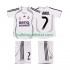 Real Madrid Voetbalshirt RAUL 7 2007 Retro Kleuters/Kids Thuis Tenue 2006 Korte Mouw