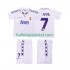Real Madrid Voetbalshirt RAUL 7 1996 Retro Kleuters/Kids Thuis Tenue 1994 Korte Mouw