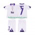 Real Madrid Voetbalshirt RAUL 7 1997 1998 Retro Kleuters/Kids Thuis Tenue Korte Mouw