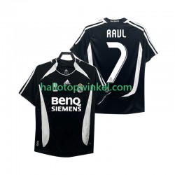 Real Madrid Voetbalshirt RAUL 7 2007 Retro Heren Derde Tenue 2006 Korte Mouw