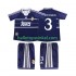 Real Madrid Voetbalshirt ROBERTO CARLOS 3 1998 Retro Kleuters/Kids Uit Tenue 1999 Korte Mouw