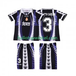 Real Madrid Voetbalshirt ROBERTO CARLOS 3 1997 1998 Retro Kleuters/Kids Derde Tenue Korte Mouw