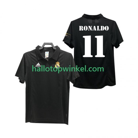 Real Madrid Voetbalshirt RONALDO 11 2002 2003 Retro Heren Uit Tenue Korte Mouw