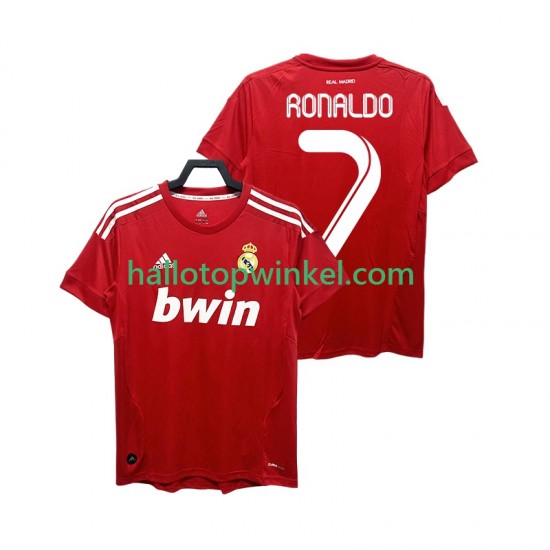Real Madrid Voetbalshirt RONALDO 7 2012 Retro Heren Derde Tenue 2011 Korte Mouw