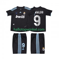 Real Madrid Voetbalshirt RONALDO 9 2009 Retro Kleuters/Kids Uit Tenue 2010 Korte Mouw