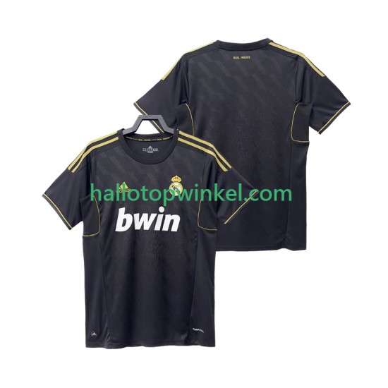 Real Madrid Voetbalshirt 2012 Retro Heren Uit Tenue 2011 Korte Mouw