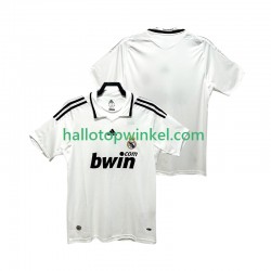 Real Madrid Voetbalshirt 2009 Retro Heren Thuis Tenue 2008 Korte Mouw