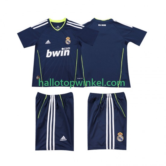 Real Madrid Voetbalshirt Retro Kleuters/Kids Uit Tenue 2011 2010 Korte Mouw