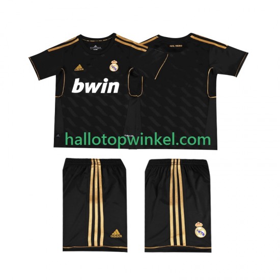Real Madrid Voetbalshirt 2012 Retro Kleuters/Kids Uit Tenue 2011 Korte Mouw