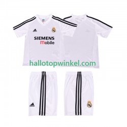 Real Madrid Voetbalshirt 20025 Retro Kleuters/Kids Thuis Tenue 2004 Korte Mouw