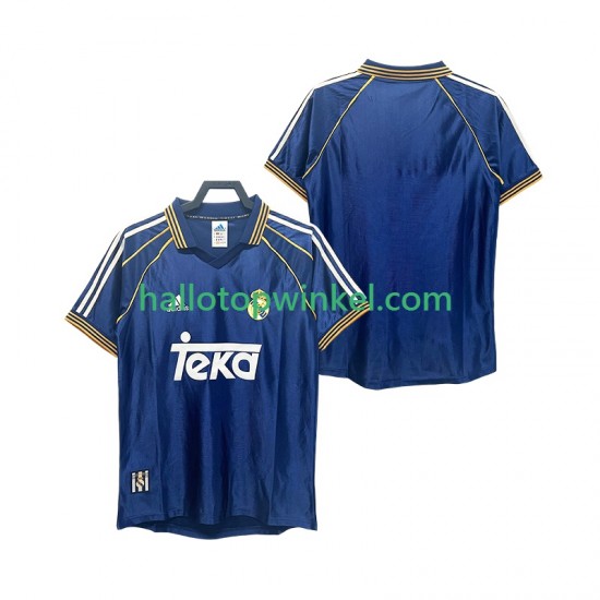 Real Madrid Voetbalshirt 1998 2000 Retro Heren Derde Tenue Korte Mouw