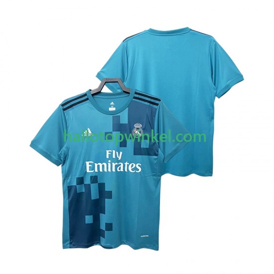Real Madrid Voetbalshirt 2017 2018 Retro Heren Derde Tenue Korte Mouw