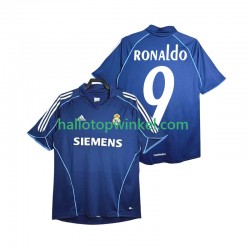 Real Madrid Voetbalshirt Ronaldo 9 2005 Retro Heren Uit Tenue 2006 Korte Mouw