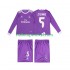 Real Madrid Voetbalshirt ZIDANE 5 2016 Retro Kleuters/Kids Uit Tenue Lange Mouw