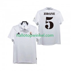 Real Madrid Voetbalshirt ZIDANE 5 2002 2003 Retro Heren Thuis Tenue Korte Mouw