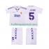 Real Madrid Voetbalshirt ZIDANE 5 1996 Retro Kleuters/Kids Thuis Tenue 1994 Korte Mouw