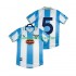 SS Lazio Voetbalshirt 5 2000 Retro Heren Thuis Tenue 1999 Korte Mouw