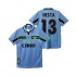 SS Lazio Voetbalshirt NESTA 13 1998 Retro Heren Thuis Tenue 1999 Korte Mouw